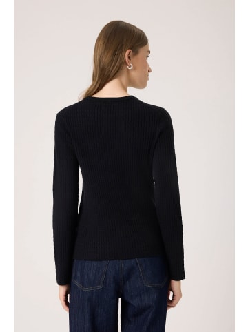 Soaked in Luxury Strickpullover SLSpina Gerade Passform in Black