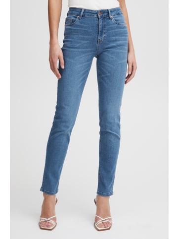 Pulz Jeans PZEMMA skinny fit in Medium Blue Denim