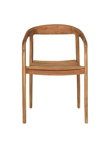 home24 Gartenstuhl Otero 2er-Set in Braun