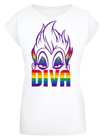 F4NT4STIC T-Shirt Disney Villains Diva in weiß