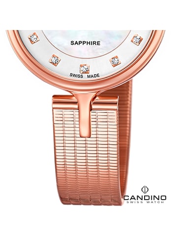 Candino Analog-Armbanduhr Candino Elegance roségold klein (ca. 30mm)