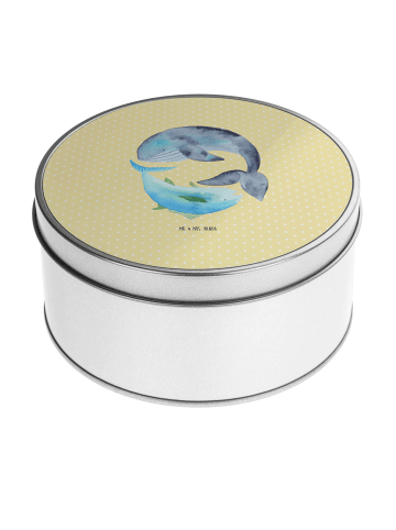 Mr. & Mrs. Panda zuckerdose Walfisch Thunfisch ohne Spruch in Gelb Pastell