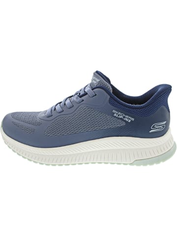 Skechers Slip-Ins:Bobs Squad 4-Sta Slipper Blau
