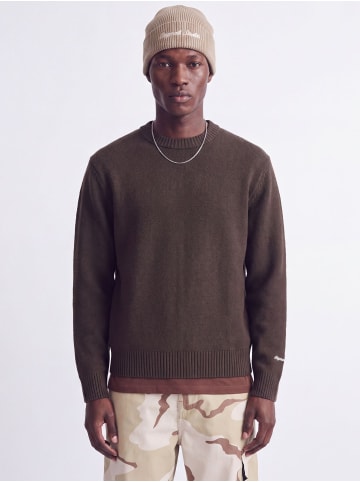 Jack & Jones Strickpullover in Mulch