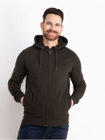 Petrol Industries Essential Zip Hoodie in Grün