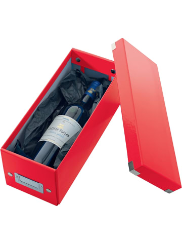 Leitz Ablagebox Click & Store CD rot