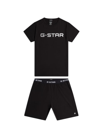 G-Star Raw T-Shirt & Shorts Pyjama Set black