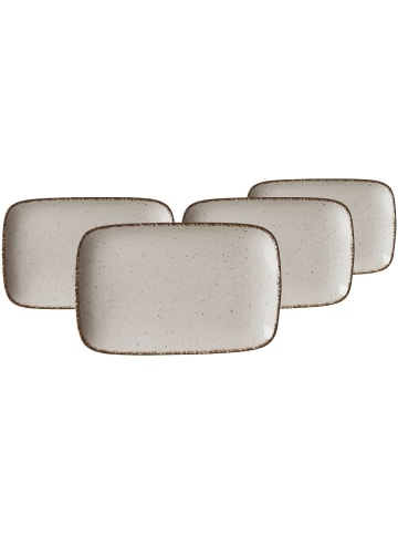 Ritzenhoff & Breker 4er Set Platten Casa in Beige 24 x 15,5 cm