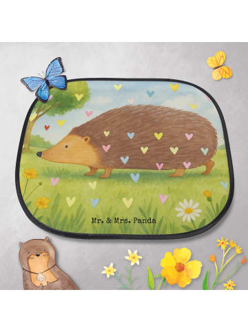 Mr. & Mrs. Panda sonnenschutz fenster Igel Herzen Design ohne Sp... in Weiß