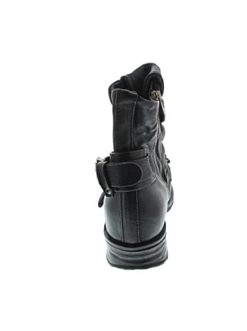 A.S.98 Schnürstiefel Schwarz