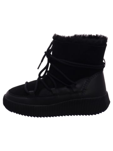 Palpa Damenschnürrstiefel warm flach  in schwarz