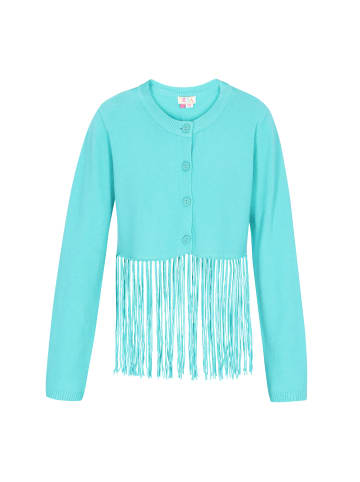 IZIA Cardigan in turquoise