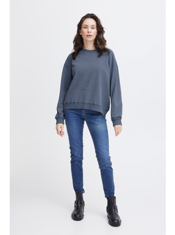 Pulz PZMallie relaxed fit in Vintage Indigo