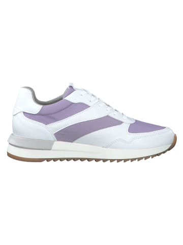 Tamaris GreenStep Sneaker in WHITE/LAVENDER