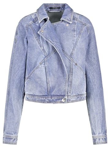 TAIFUN Jacke Jeans + Gewebe in Light Blue Denim