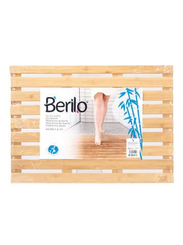 Berilo Podest aus Bambus in Beige, 50 x 66 cm