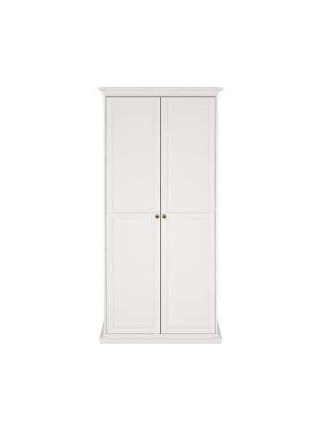 ebuy24 Kleiderschrank Venedig Weiß 97 x 61 cm