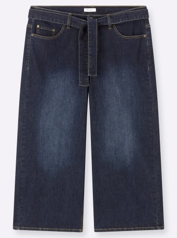 sheego 7/8-Jeans in dark blue