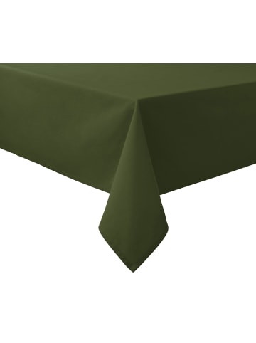 REDBEST Baumwolle Tischdecke Seattle in dunkelgrün