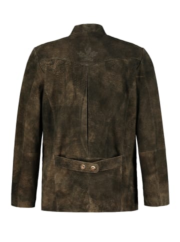 JP1880 Lederjacke in mahagonibraun