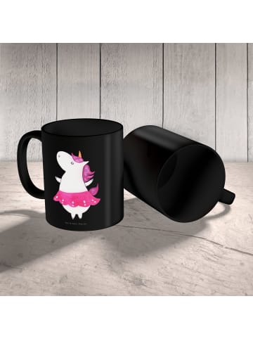 Mr. & Mrs. Panda Ostergeschenk Einhorn Ballerina ohne Spruch in Schwarz