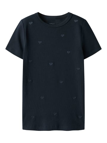 name it T-Shirt NMFNAKAL S/S SLIM TOP in dark sapphire