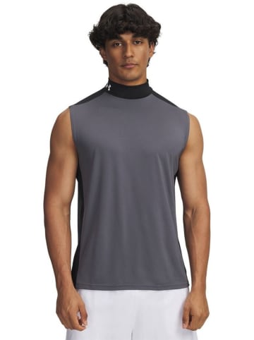 Under Armour Sportshirt "Heatgear Wordmark Sl" in Grau