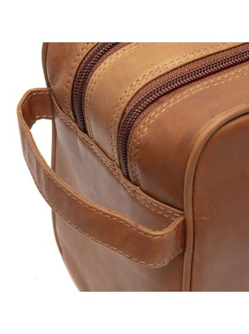 The Chesterfield Brand Stefan Kulturbeutel Leder 29 cm in cognac