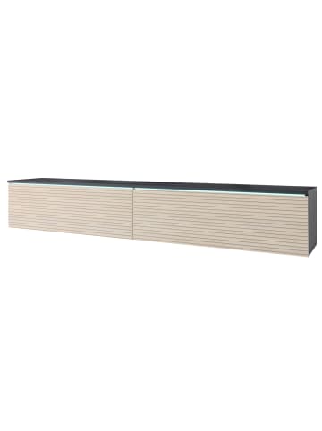 Feldmann-Wohnen Lowboard D Matera / Gaia Oak Lamellen 180 / 33 / 30cm