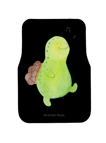 Mr. & Mrs. Panda Fußmatte Auto Schildkröte Pfeifen ohne Spruch in Schwarz