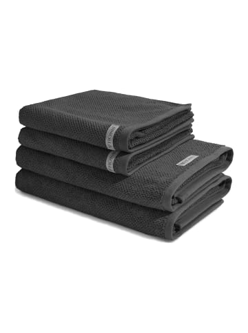 Ross 2 X Handtuch 2 X Duschtuch im Set Selection in Anthrazit