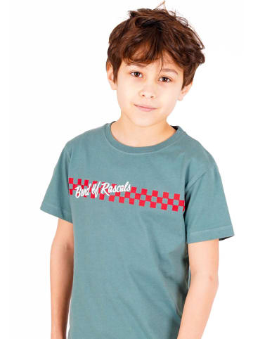 Band of Rascals T-Shirts " Checker " in sage