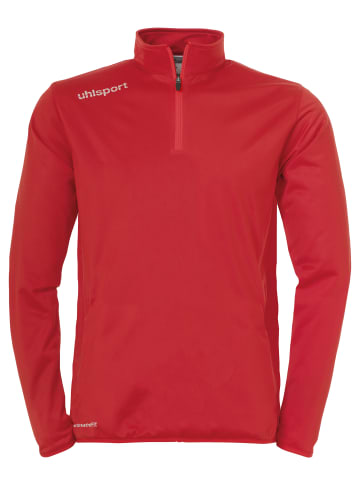 uhlsport  1/4 ZIP TOP ESSENTIAL Kids in rot/weiß