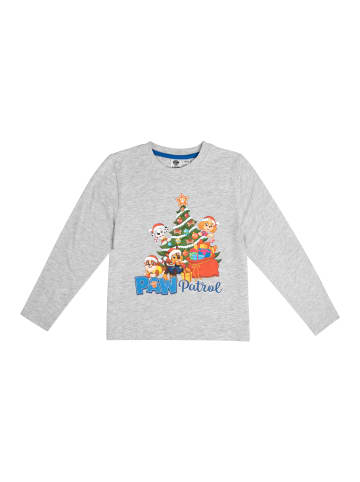 United Labels Paw Patrol XMAS Schlafanzug Christmas Pyjama Set Langarm in blau/grau