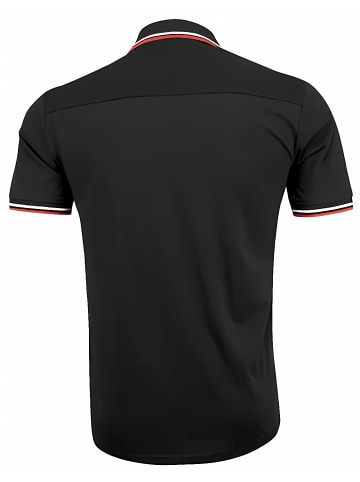 Lonsdale Polo "Lynton" in Schwarz