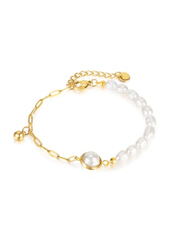 collezione alessandro Armband " Perla " in golden