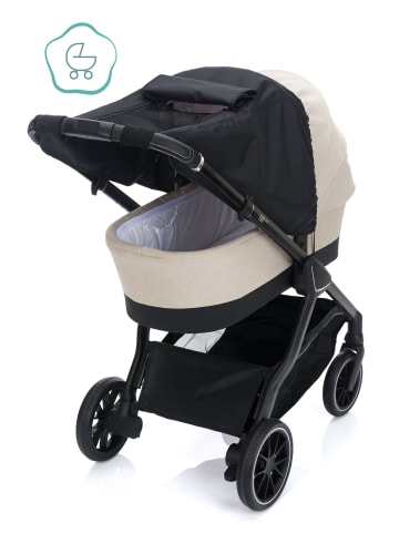 fillikid Sonnenschutz Deluxe für Buggy und Sportwagen Exclusiv in Schwarz