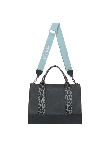 Fritzi aus Preußen Canvas Handtasche 40 cm leo black