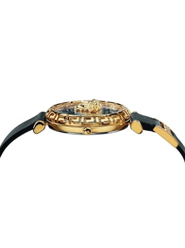 Versace Analoguhr für Damen in Schwarz