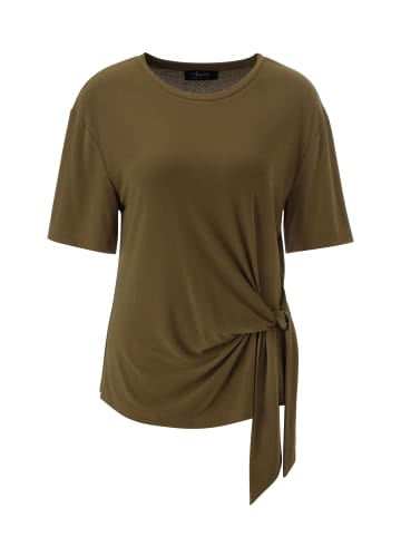 Aniston SELECTED Rundhalsshirt in senfgrün