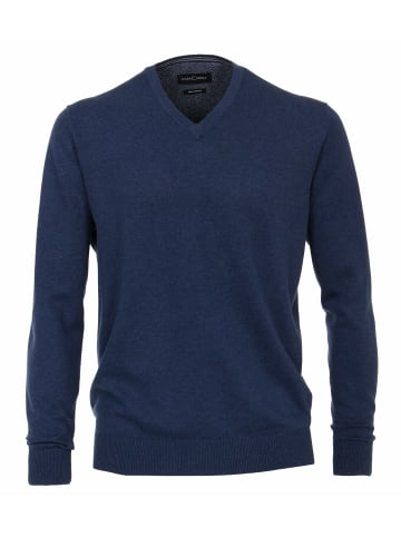 CASAMODA V-Pullover für Herren in blau