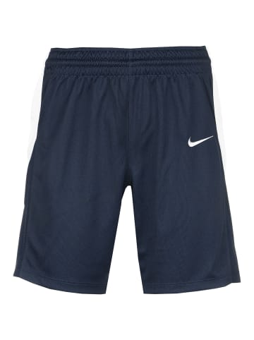 Nike Performance Funktionsshorts Team Basketball Stock in dunkelblau / weiß