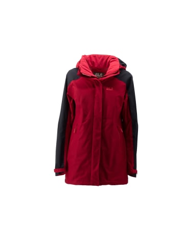 Jack Wolfskin Jacke Brecon Range Hiking Texapore in Rot