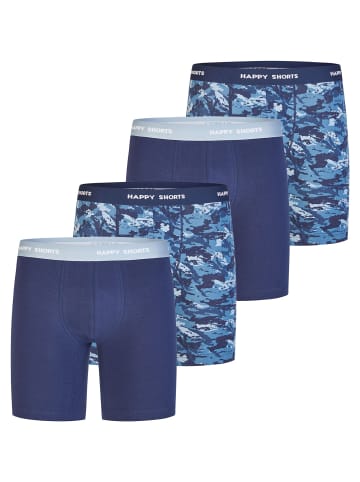 Happy Shorts Boxer Jersey Long in marine