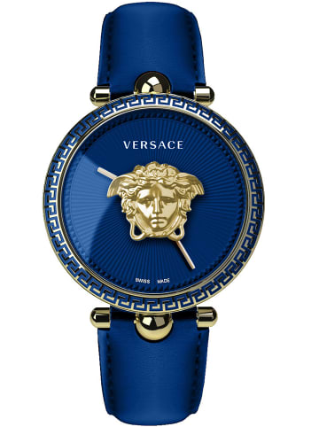Versace Analoguhr für Damen in blau