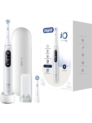 Oral-B iO Series 6 Elektrische Zahnbürste in Weiß