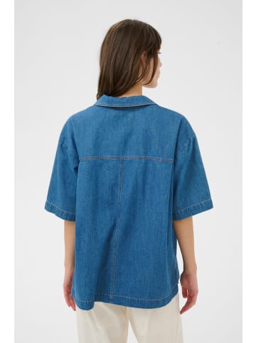 PART TWO Jeanshemd AmelaPW Oversize fit in Medium Blue Denim