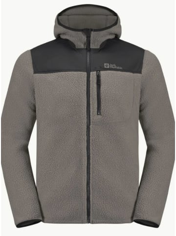 Jack Wolfskin Fleecejacke KAMMWEG PILE FZ M in Grau