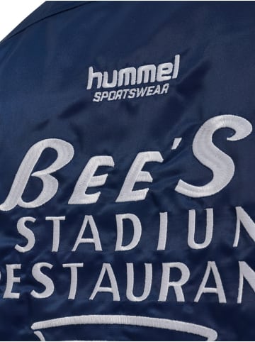 Hummel Trainingsjacke "Letterman Jacket Hsw" in Blau