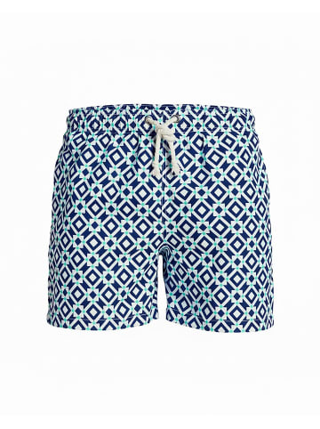 Gassa d’Amante Badeshorts Taormina in Blau-weiss